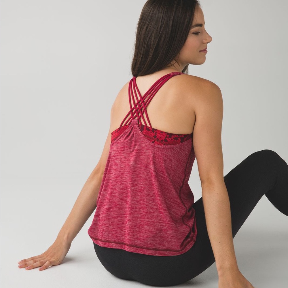 Lulu lemon sunset salutation tank